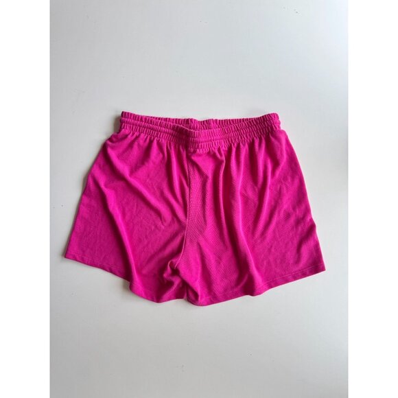 Aritzia WILFRED FREE Hot Pink Knit Jersey Relaxed Lounge Sweat Shorts, Size M - Picture 5 of 9